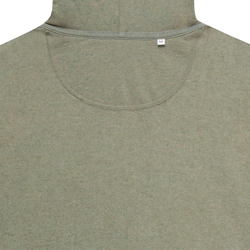 verde chiné IQONIQ Abisko Sudadera Cremallera/Capucha Algodón Reciclado