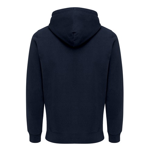 azul marino IQONIQ Abisko Sudadera Cremallera/Capucha Algodón Reciclado