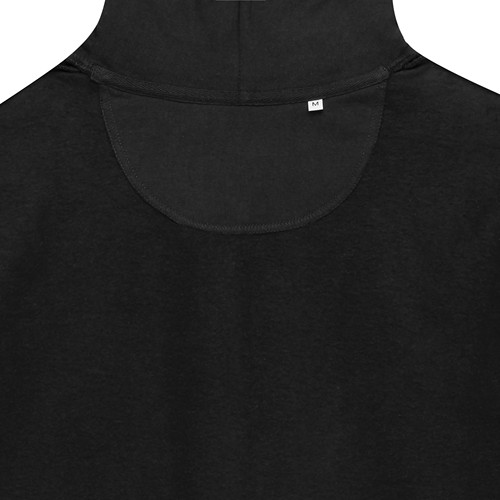 black IQONIQ Abisko Sudadera Cremallera/Capucha Algodón Reciclado