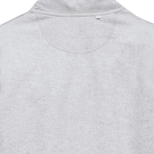gris chiné IQONIQ Abisko Sudadera Cremallera/Capucha Algodón Reciclado