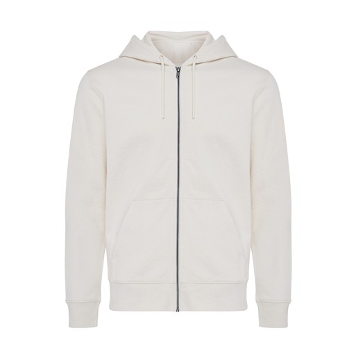 natural IQONIQ Abisko Sudadera Cremallera/Capucha Algodón Reciclado