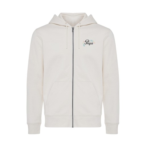 natural IQONIQ Abisko Sudadera Cremallera/Capucha Algodón Reciclado