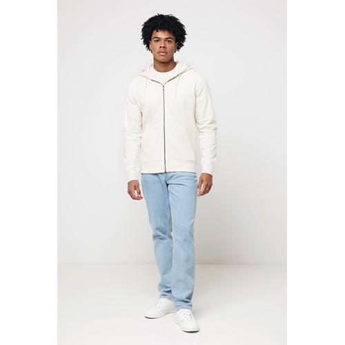 natural IQONIQ Abisko Sudadera Cremallera/Capucha Algodón Reciclado