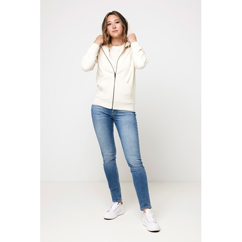 natural IQONIQ Abisko Sudadera Cremallera/Capucha Algodón Reciclado