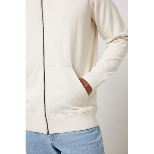 natural IQONIQ Abisko Sudadera Cremallera/Capucha Algodón Reciclado