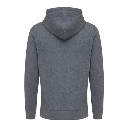 antracita chiné IQONIQ Abisko Sudadera Cremallera/Capucha Algodón Reciclado