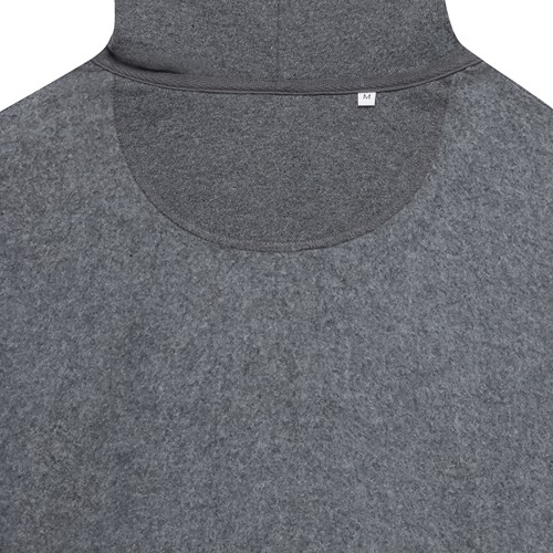 antracita chiné IQONIQ Abisko Sudadera Cremallera/Capucha Algodón Reciclado