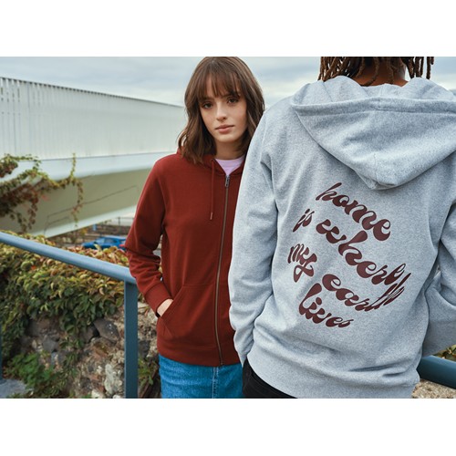 IQONIQ Abisko Sudadera Cremallera/Capucha Algodón Reciclado