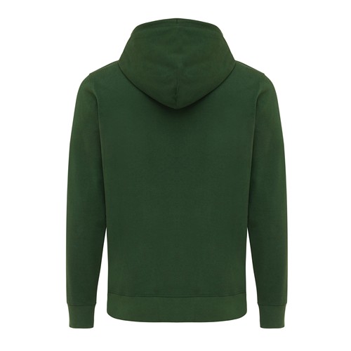 verde bosque IQONIQ Abisko Sudadera Cremallera/Capucha Algodón Reciclado