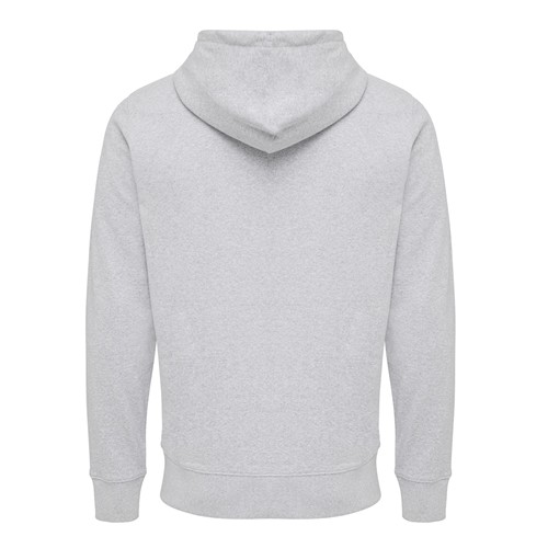 gris chiné IQONIQ Abisko Sudadera Cremallera/Capucha Algodón Reciclado