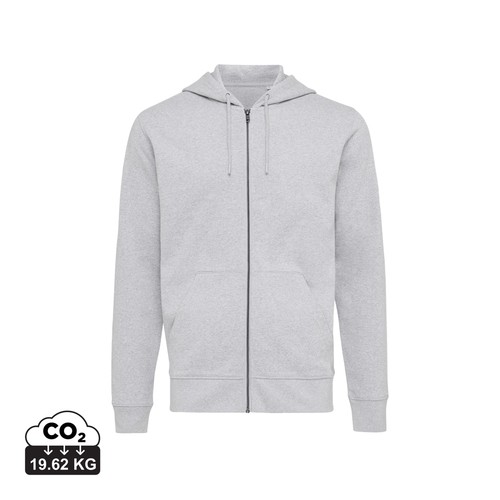 IQONIQ Abisko recycled cotton zip through hoodie