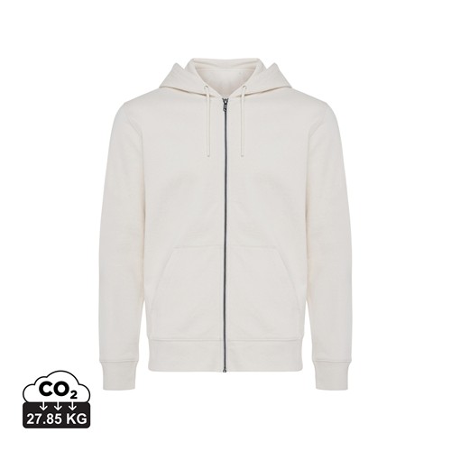 Sweat à capuche avec zip en coton recyclé IQONIQ Abisko - 1