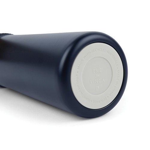 blue Botella al vacío VINGA Erie RCS de acero 450 ml