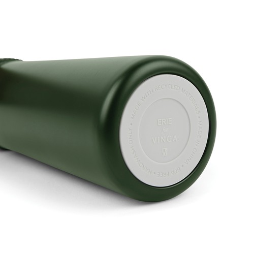 green Botella al vacío VINGA Erie RCS de acero 450 ml