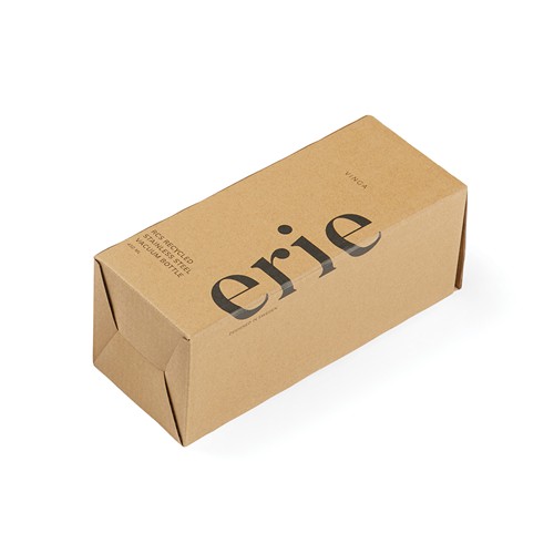 gray Botella al vacío VINGA Erie RCS de acero 450 ml