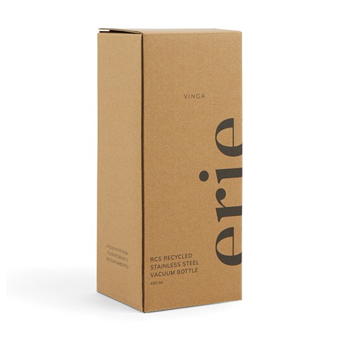 gray Botella al vacío VINGA Erie RCS de acero 450 ml
