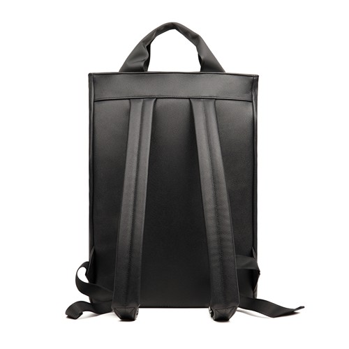 black Mochila VINGA Bermond PU reciclado RCS