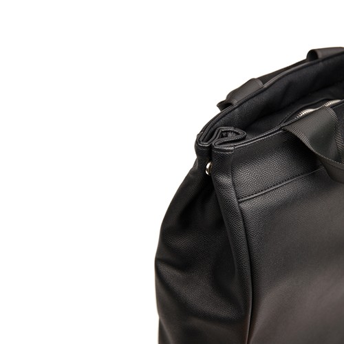 black Mochila VINGA Bermond PU reciclado RCS