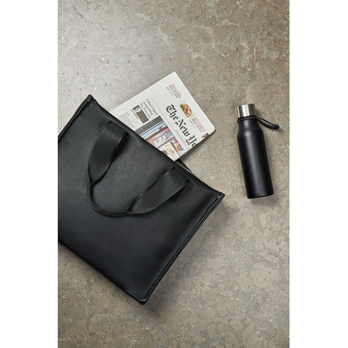 black Bolsa VINGA Bermond RCS PU reciclado