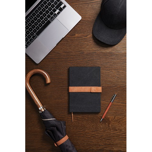 black Libreta VINGA Bosler papel reciclado RCS