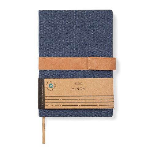 azul marino Libreta VINGA Bosler papel reciclado RCS