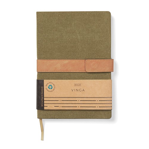 green Libreta VINGA Bosler papel reciclado RCS