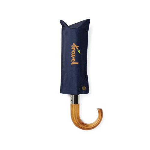 azul marino Paraguas plegable VINGA Bosler AWARE™ pet reciclado 21