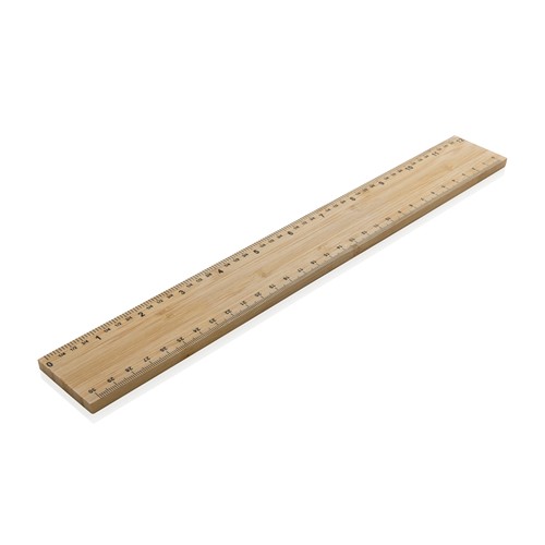 Règle 30cm épaisse et double face en bambou Timberson - 2