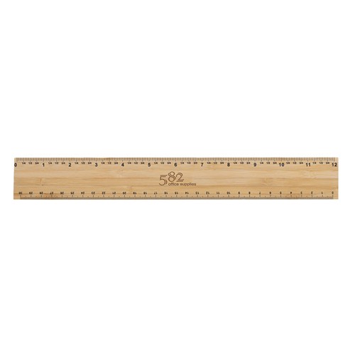Règle 30cm épaisse et double face en bambou Timberson - 6