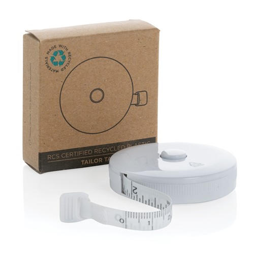 Mètre ruban de tailleur en plastique recyclé RCS - 6