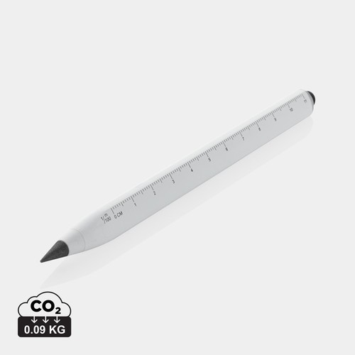 Bolígrafo multitarea infinity de aluminio reciclado Eon RCS