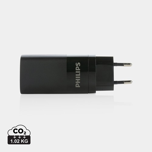 Chargeur mural USB 3 ports PD ultra-rapide Philips 65 W - 1