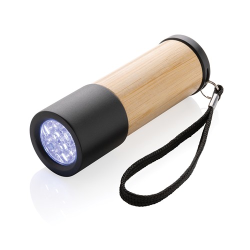 Lampe torche en bambou et plastique recyclé RCS - 2