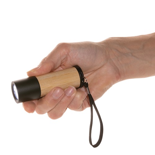 Lampe torche en bambou et plastique recyclé RCS - 3