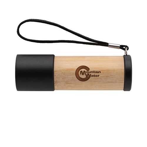 Lampe torche en bambou et plastique recyclé RCS - 5