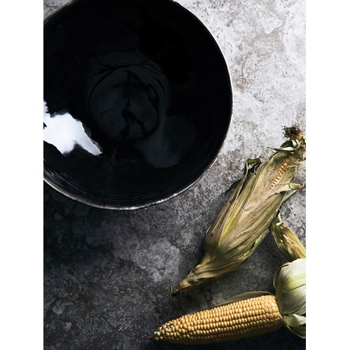 black Cuenco VINGA Nomimono, 30 cm