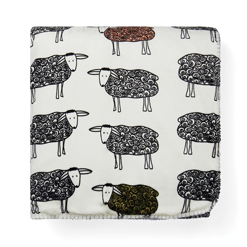 VINGA Plaid sherpa en rPET GRS Sheep - 3