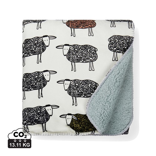 VINGA Plaid sherpa en rPET GRS Sheep - 1