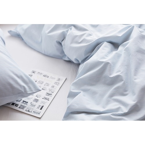 VINGA Linge de lit en coton, set de 4 pièces,  Montgomery
