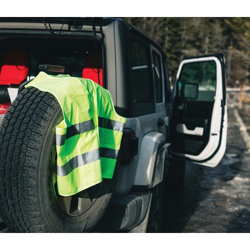 yellow Chaleco de seguridad de PET reciclado GRS