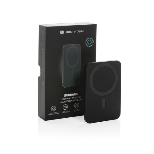 black Powerbank Burbank RCS Urban Vitamin 3.000 mAh