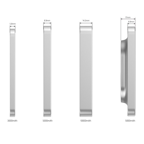 Powerbank 3000mAh en plastique/alu RCS Urban Vitamin Burbank - 14