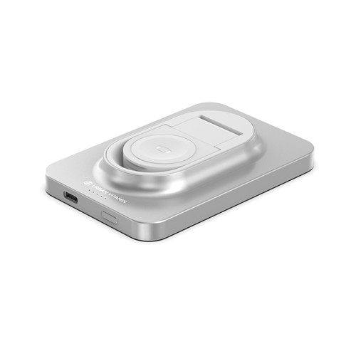 plateado Urban Vitamin Malibu magnetic RCS 2 in 1 5000 mah powerbank