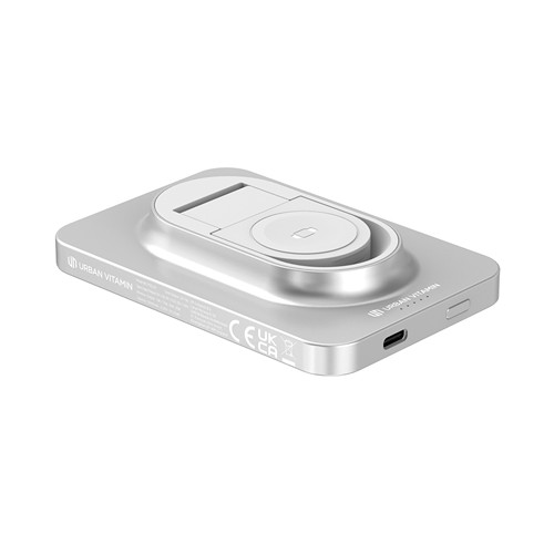 plateado Urban Vitamin Malibu magnetic RCS 2 in 1 5000 mah powerbank