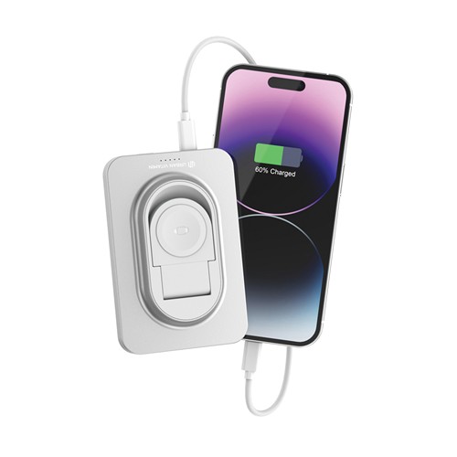 plateado Urban Vitamin Malibu magnetic RCS 2 in 1 5000 mah powerbank
