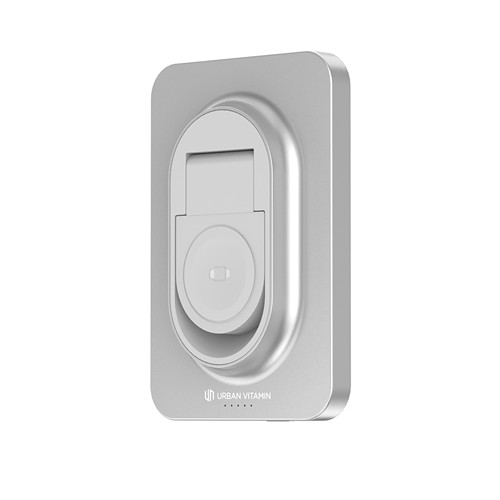 plateado Urban Vitamin Malibu magnetic RCS 2 in 1 5000 mah powerbank