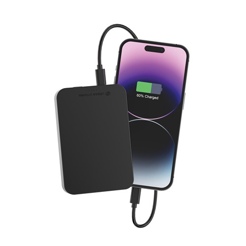 Powerbank Compton RCS plástico reciclado/aluminio 10 000 mAh