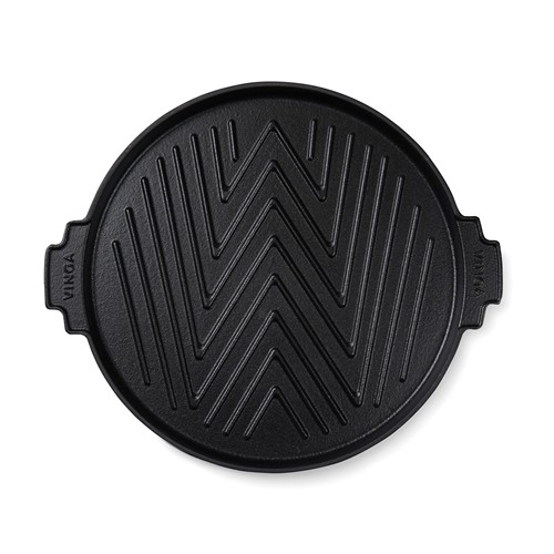 black Plancha grill VINGA Monte Ardoise, 30 cm