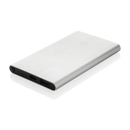 Powerbank 4000mAh en plastique recyclé/aluminium RCS - 2
