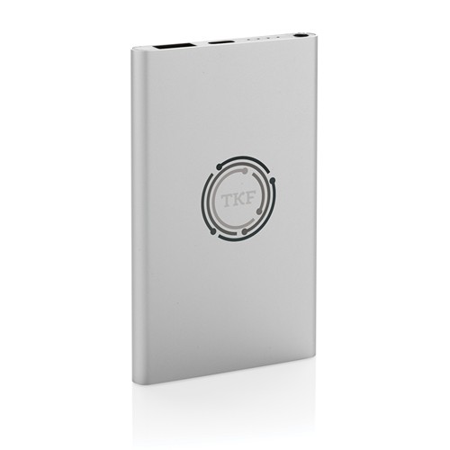 Powerbank plástico/aluminio RCS reciclado de 4000 mah tipo C